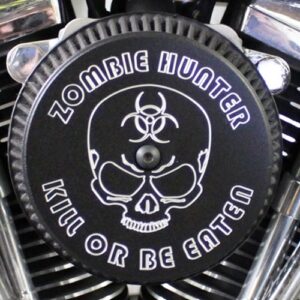 Harley Davidson Air Filter Cover Zombie Hunter Design